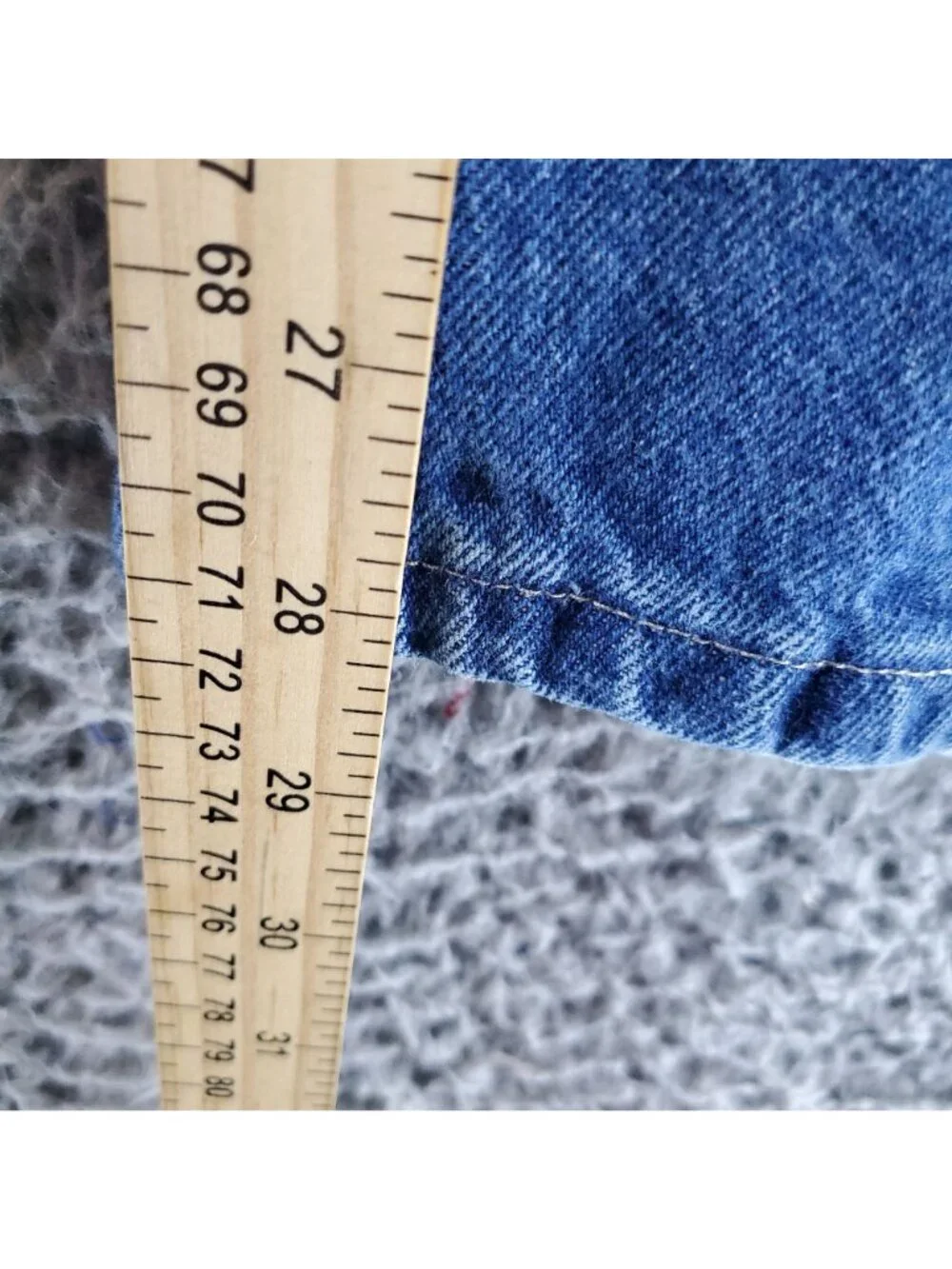 Ely Cattleman Jeans Mens 36x32 Blue Classic Fit Straight Leg Denim USA *Read*